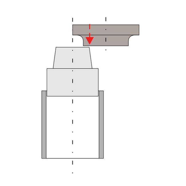 BalTec graphic for articulating roller forming inserting the workpiece